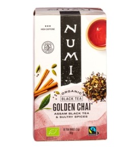 Golden chai - spiced assam van Numi, 4x 18 stks